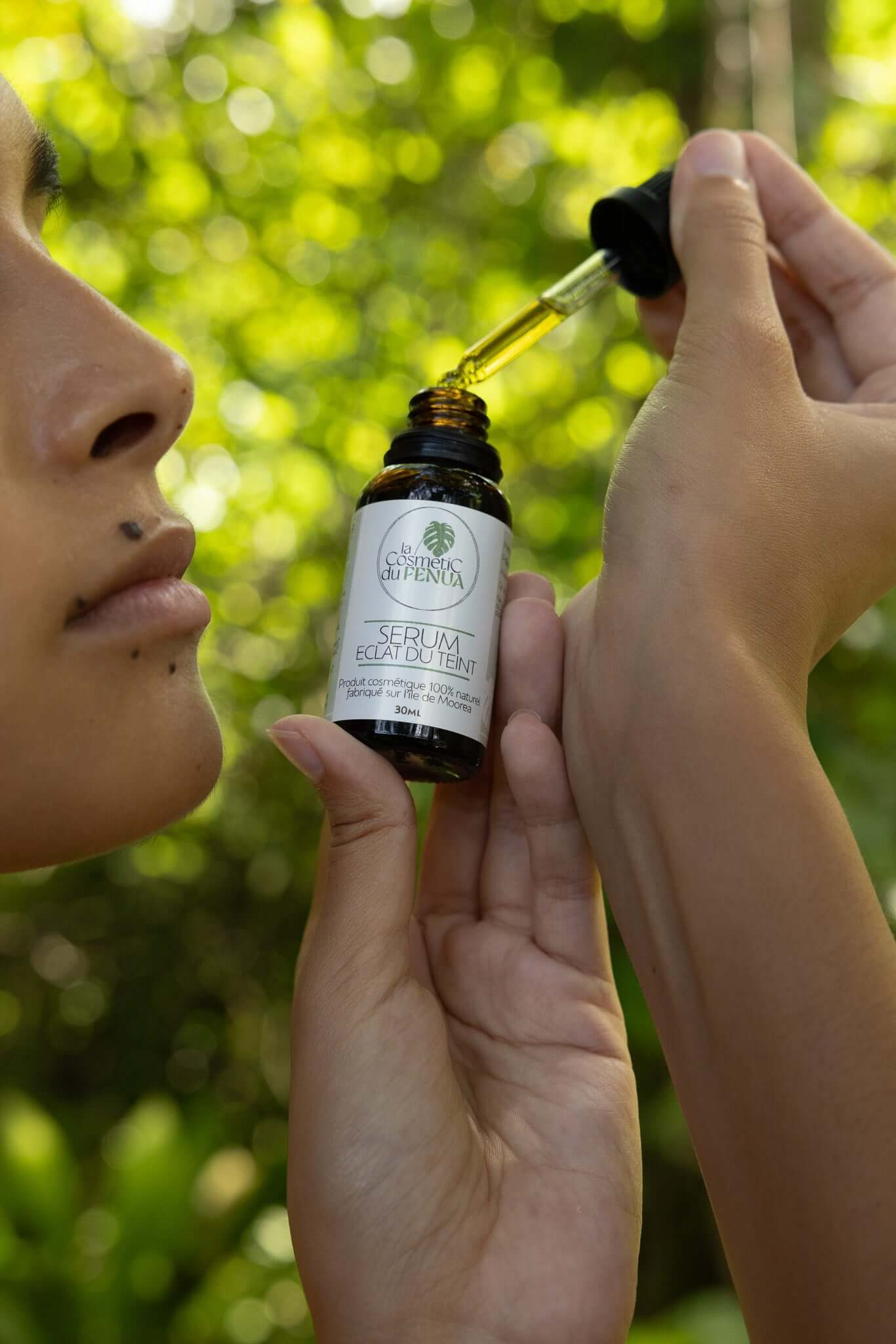 sérum éclat du teint naturel monoï tahiti peau lumineuse